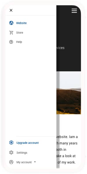 Mobile-ready website settings